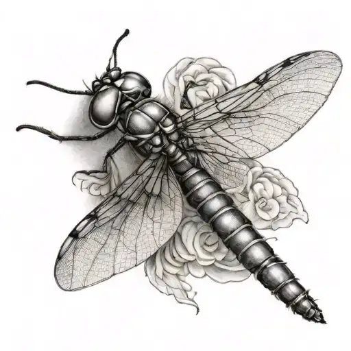 Scarlet Skimmer Dragonfly