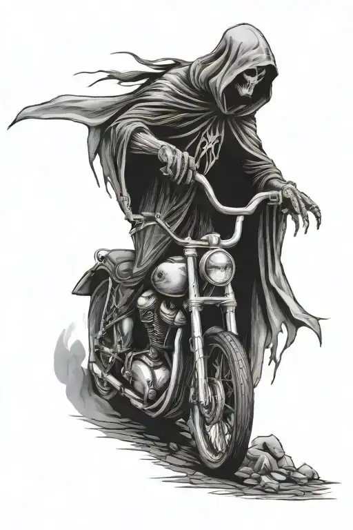 Reaper And Bike