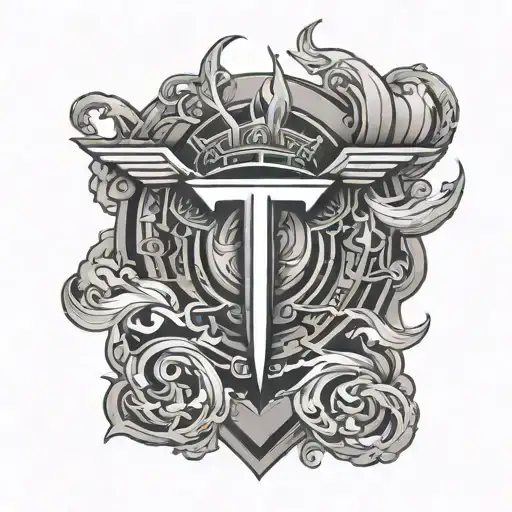 Tesla Logo Incorporated Representing Strength