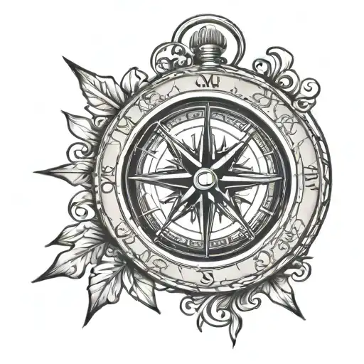 Compass With Air Image