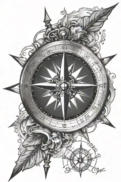 Compass With Air Image