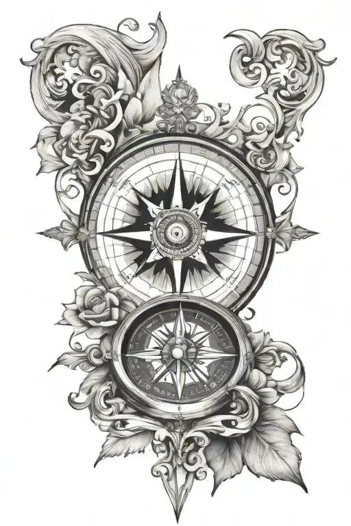 Compass With Air Image