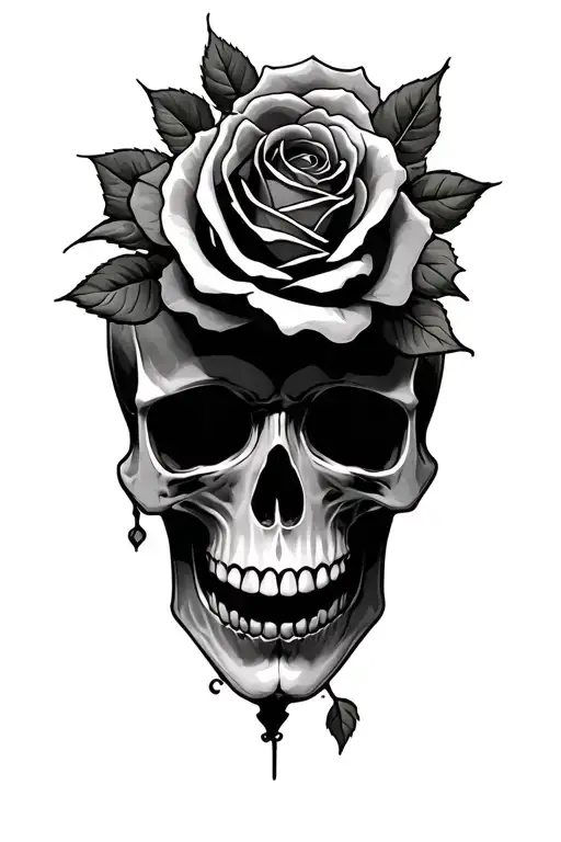 Skull And Roses