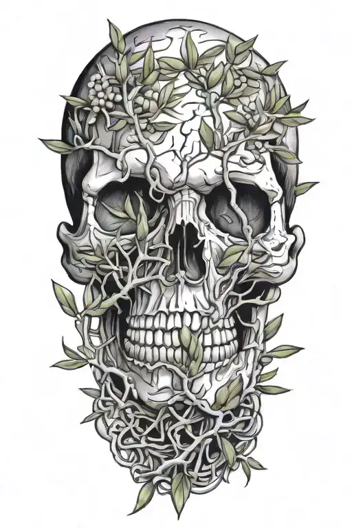 Olive Tree Branches Scull