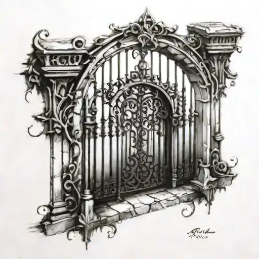 Simple Gothic Gate