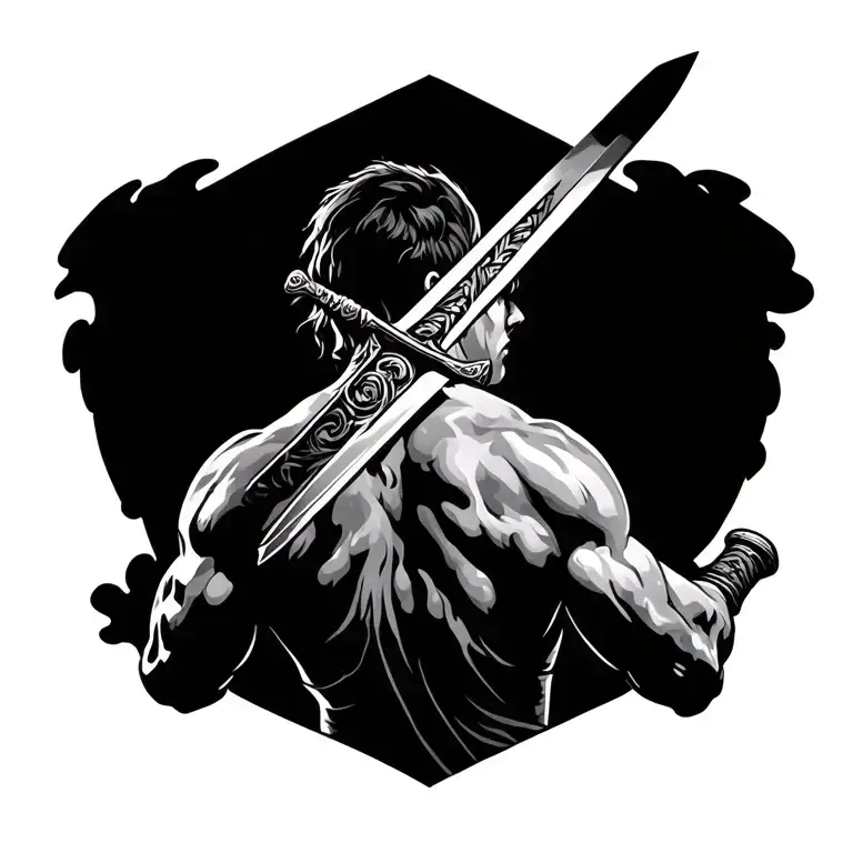 Campos With Sword On Back