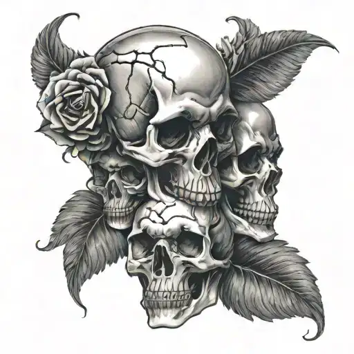Skulls Representing Dark Periods