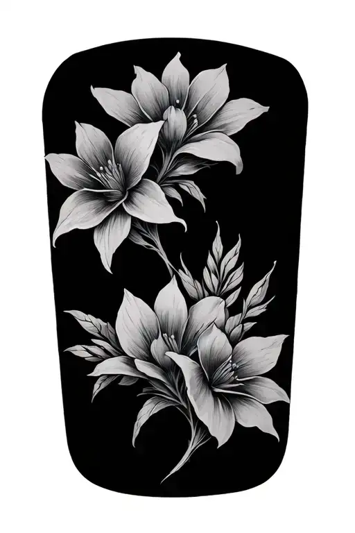 Flowers Intertwined Aquarius