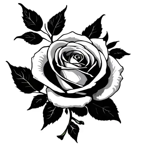 Family Tattoo With Rose