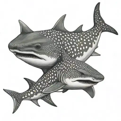 Whale Shark And Manta Ray