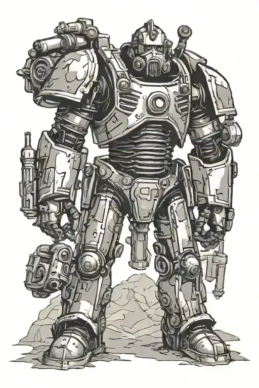 Fallout Power Armour Blue Print