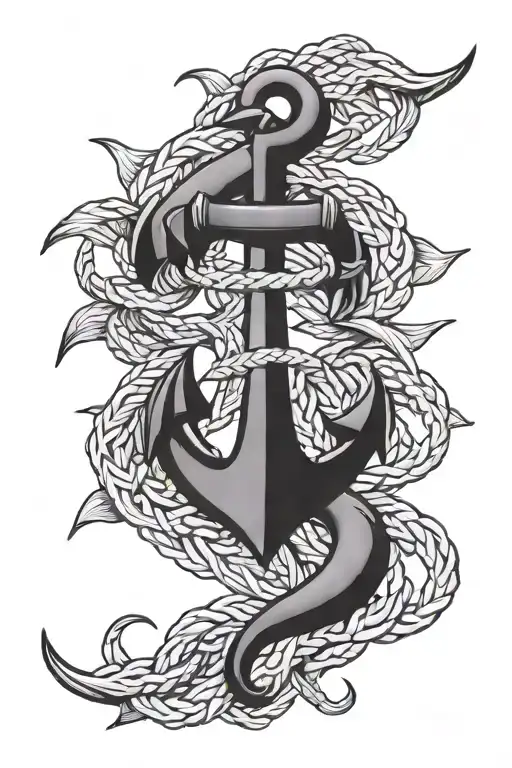 Fish Anchor Intertwined