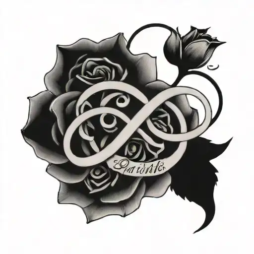 Infinity Sign With Wedding Date