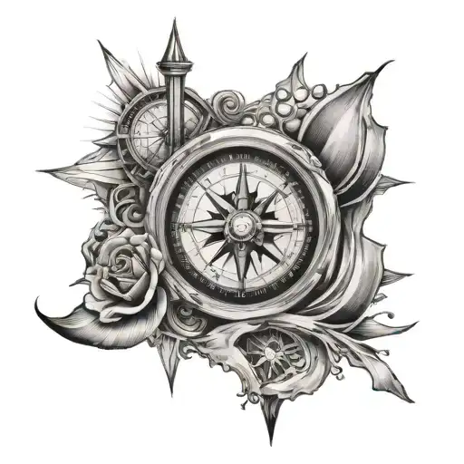 Time And Compass Ocean