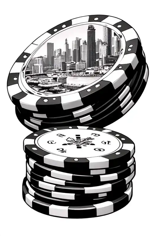 Monaco City Casino Chips