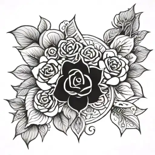 Mandala And Rose