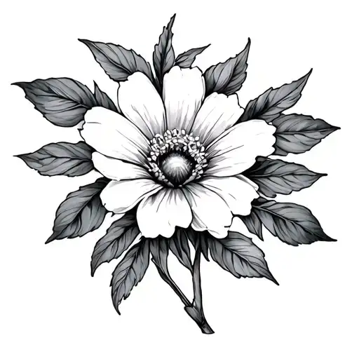 It'll Be Okay In Cursive With A January Birth Flower