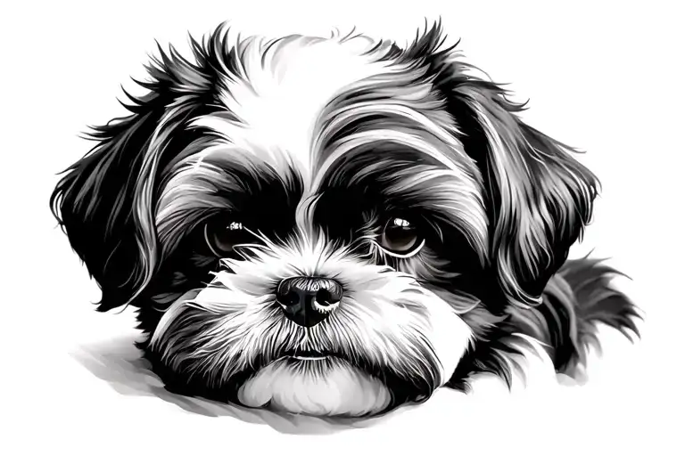 Shih Tzu Portrait