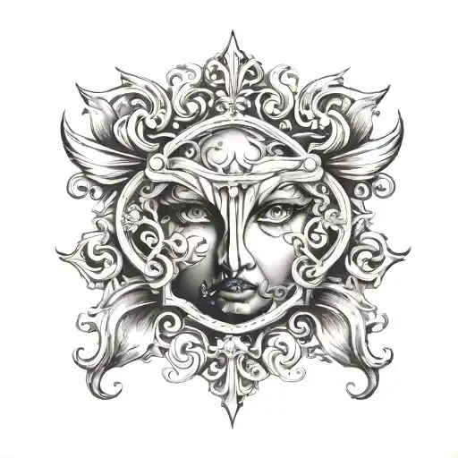 Gothic Style Tramp Stamp