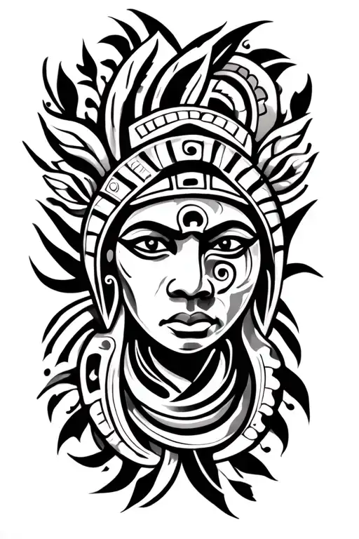 Taino Tribal Tattoo Fore Arm