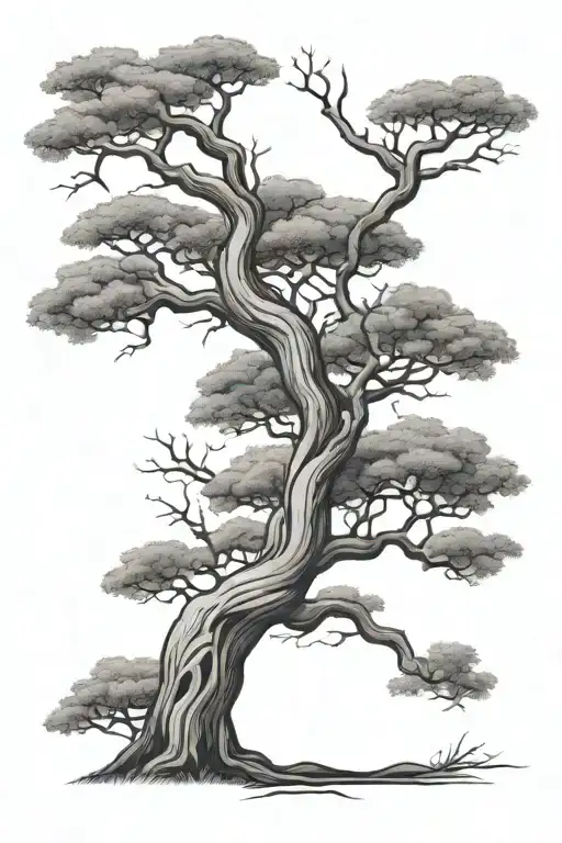 Sequia Tree Straight And Strong Trunk