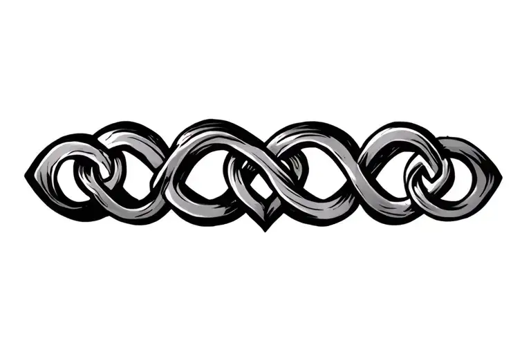 Dara Heart Knot Symbol Fine Line