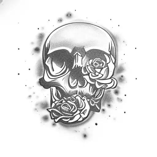 Skull And Roses