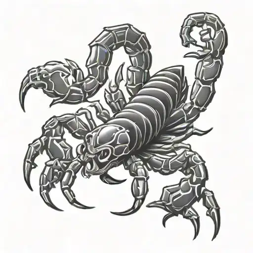 Scorpion Crawling Towards