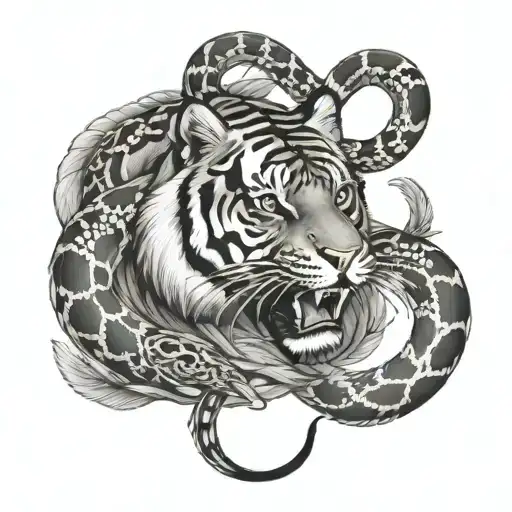 Tiger And Snake