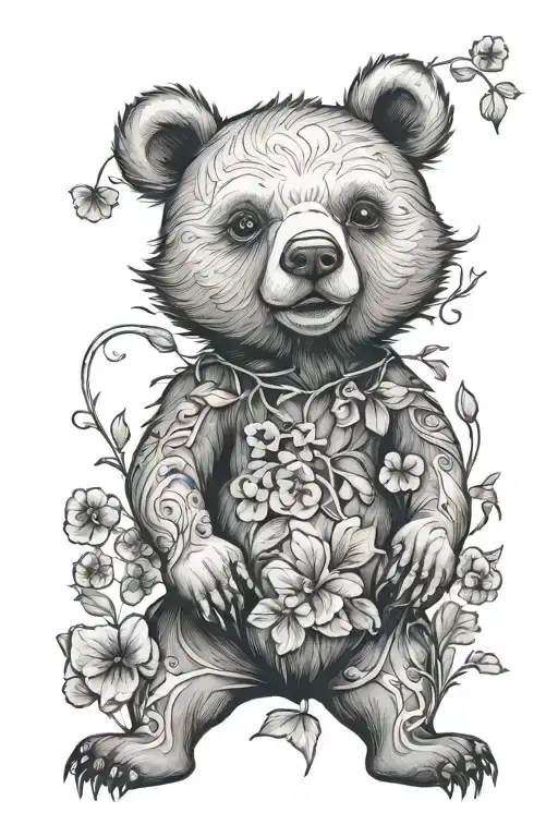 Bear Sweatpea And Clover