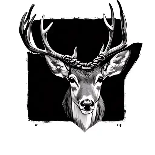 A Deer Bracelet Around The Leg