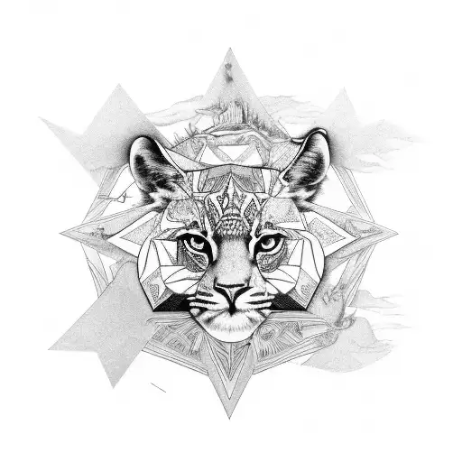 Vinyl With A Lepoard Print Star In The Middle