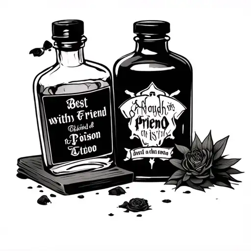Best Friend With Poison Bottle