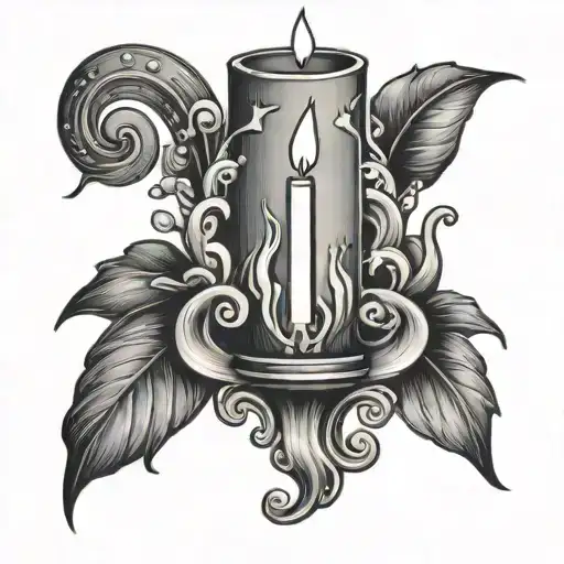 Candle With Semicolon