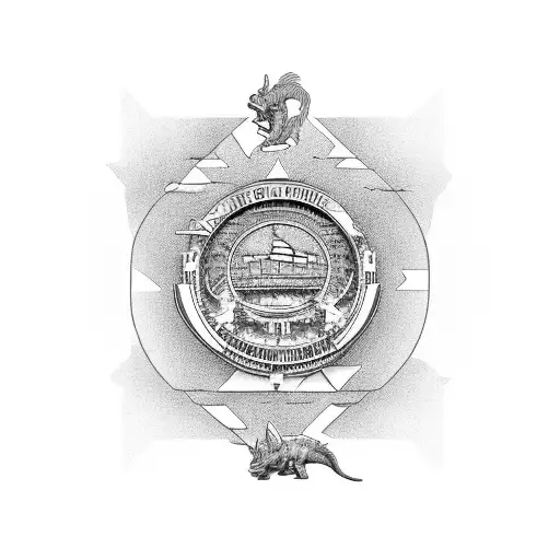 State Of Florida With Rollercoaster Inside