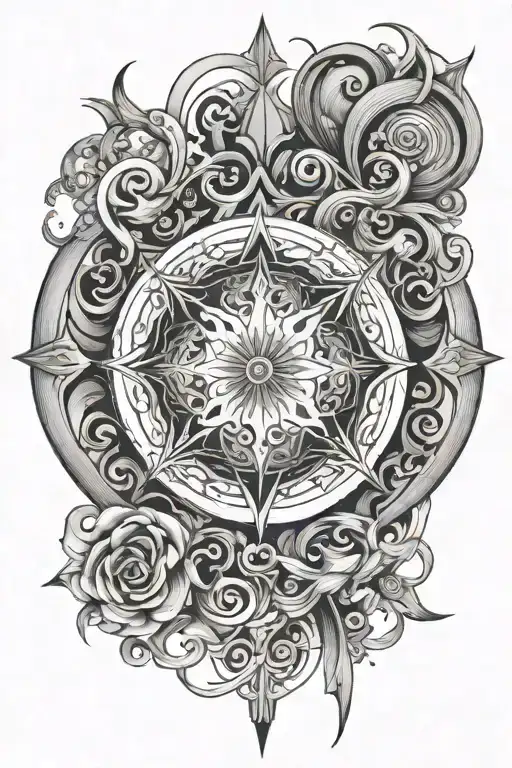 Manifestation Symbol In The Center