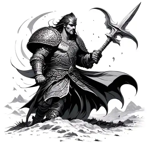 Victorious Warrior Taking The Narrow Path