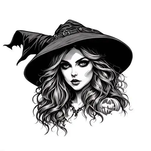 Witch With Titties Halloween