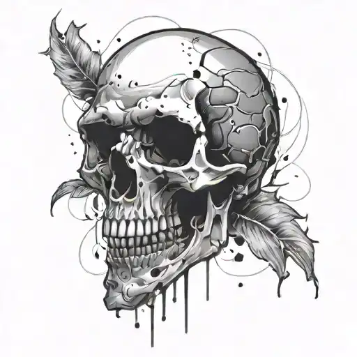 Skull Trash Polka Style