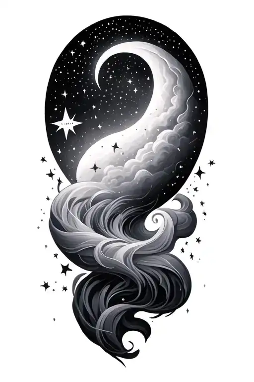 Starry Sky Filled With Stars