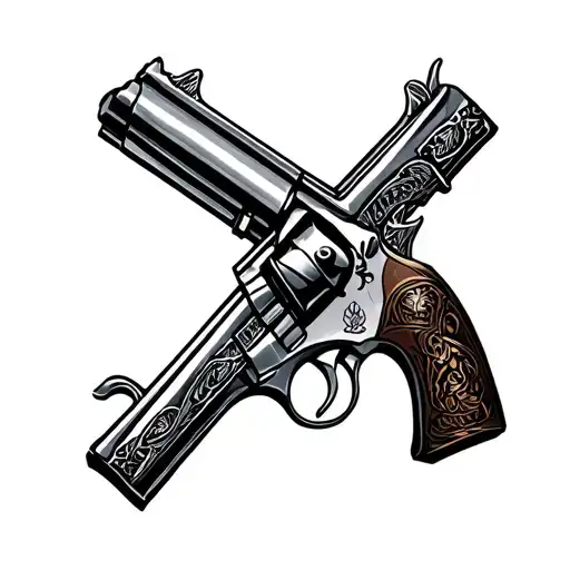 Western Guns Crossed