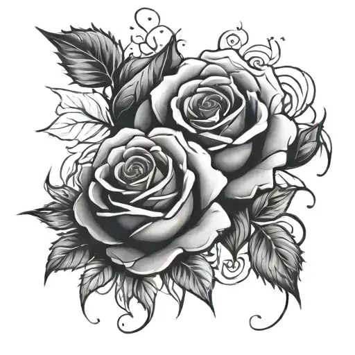 Dark Roses Mural Concept Design