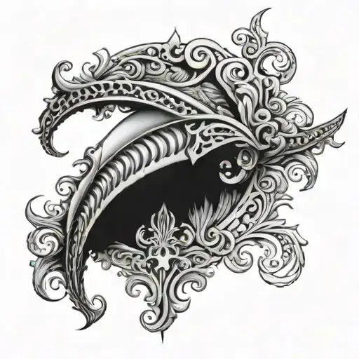 A Rib Tattoo Design