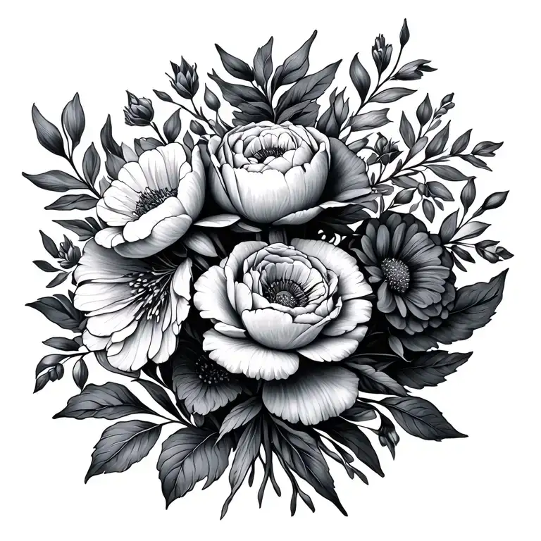 Birth Flower Bouquet