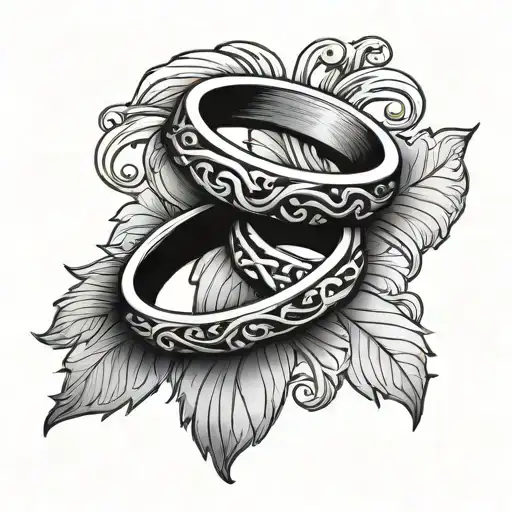 Christian Marriage Wedding Rings Jesus Christ