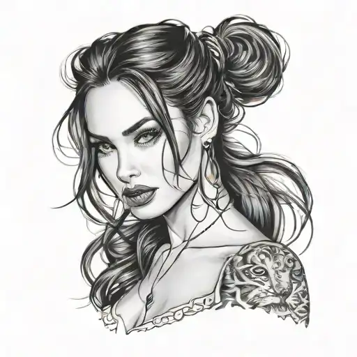 Some Girl Look Like Megan Fox Realistic