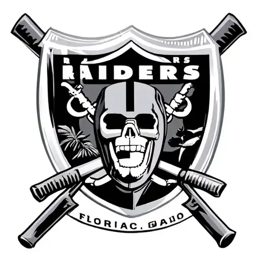 Raiders Logo With Florida Themes