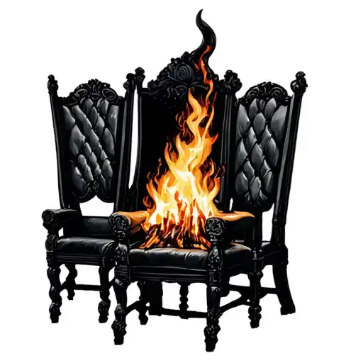 458 With 3 Chairs And A Fire Traditional Style