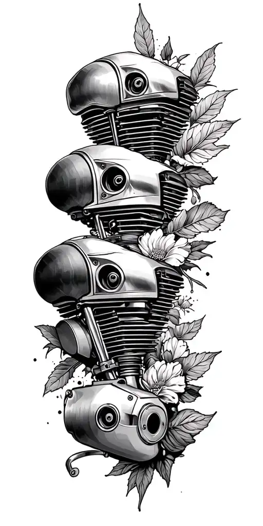 Engines Motorcycle Nature Inspired