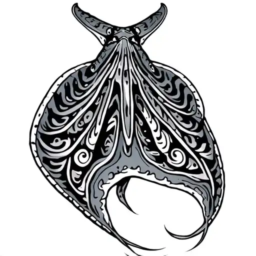 Stingray With Filipino Patterns